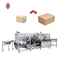 Ligne de production complète entièrement automatique pour l'emballage de cartons alimentaires avec étiqueteuse, érectrice de cartons, ensacheuse, plieuse, palettiseuse et contrôle automatique par PLC