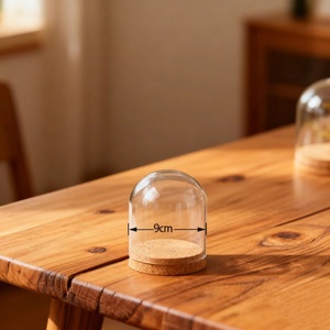 Dôme <span class=keywords><strong>en</strong></span> <span class=keywords><strong>verre</strong></span> Cloche Cloche avec base <span class=keywords><strong>en</strong></span> bois Cylindre <span class=keywords><strong>en</strong></span> <span class=keywords><strong>verre</strong></span> haut <span class=keywords><strong>de</strong></span> gamme personnalisé 19cm 21cm Décoration <span class=keywords><strong>de</strong></span> la maison Dôme <span class=keywords><strong>en</strong></span> <span class=keywords><strong>verre</strong></span> - Product Image 2
