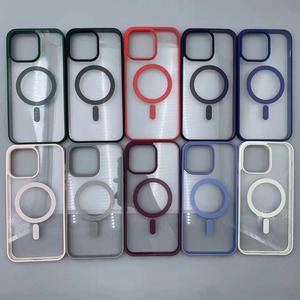 Funda Magnética Inalámbrica a Prueba de Golpes y Agua con Diseño de Armadura Colorida para 14/15/15Plus/16 Pro/16 Pro Max/17 Pro Max - Product Image 6