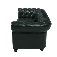 Amerikanisches Echtleder Modulares Dreisitzer-Sofa-Set Modern Günstig für Villa Zuhause Schule
