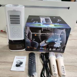 K6 Mini <b>Android</b> Smart <b>Projector</b> Portable 1080P Home Theater <b>Projector</b> with Built-in Speakers for Office and Karaoke - Product Image 4
