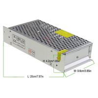Alimentation à découpage 12V 15A 180W (AC 110V/220V vers DC12V) pour bandes LED, caméras de surveillance CCTV et systèmes de sécurité
