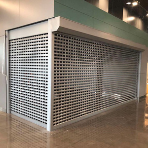 Cheap Aluminum Grille Roller Shutter <strong>Door</strong> Security Perforated Grill <strong>Rolling</strong> up <strong>Doors</strong> Warehouse Wholesale <strong>Prices</strong> - Product Image 5