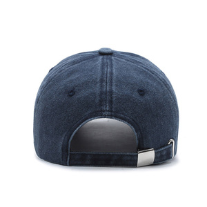 Gorras de Béisbol Personalizadas al por Mayor, de Algodón Lavado, Bordadas, Vintage, de 6 Paneles, Ajustables, para Hombre y Mujer - Product Image 3