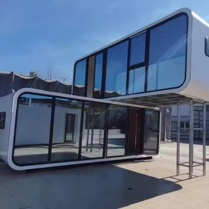 บ้านสำเร็จรูปคอนเทนเนอร์เคลื่อนที่ขนาดเล็ก รุ่นใหม่ล่าสุด ปี 2025 หรูหรา ขนาด 20 ฟุต 40 ฟุต ห้องสำเร็จรูปแบบพกพา Apple Cabin - Product Image 3