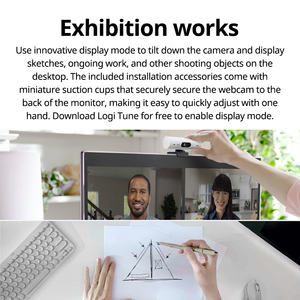 Webcam Brio 500 1080p HDR Full HD avec correction de la lumière et cadrage automatique - Product Image 5