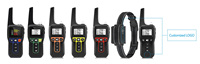 Hunde-Erziehungshalsband mit Vibrationsfunktion und Fernbedienung für 2 Hunde, Anti-Bell-Halsband
