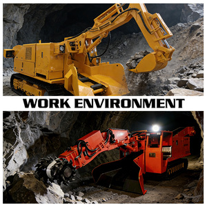 อุปกรณ์ขุดถ่านหิน เครื่องตักดินในอุโมงค์ เครื่องบรรจุแร่ ดีไซน์แบบตีนตะขาบที่แข็งแรง ทนทานต่อสภาพการขุดที่รุนแรง ปั๊มแรงดันสูง - Product Image 5