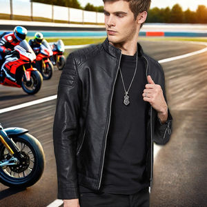 Baie de sport Giyim Ceket Modelleri Erkek Mont Deri - Product Image 1