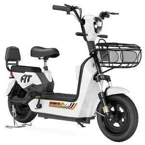 저렴한 14 인치 지방 타이어 전자 전기 자전거 350w 48v 전기 자전거