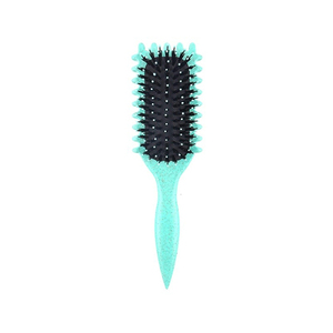 Cepillo para el cabello con logo personalizado al por mayor, mango de paja de trigo, cepillo de masaje con cojín de aire para peinar ondas grandes - Product Image 5