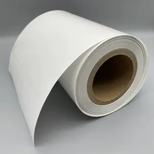 Transparent Pvc Self-adhesive Label Material Roll Printing Removable Label Self Adhesive Materials