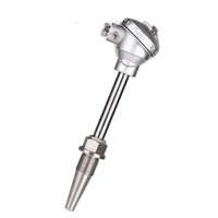 Sensor de Temperatura de Termopar Tipo K de Alta Temperatura (600-800) PT100 RTD, Termopozo con Sonda de 200 mm de Longitud, OEM/ODM, Precio Bajo