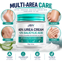 Crème Quotidienne pour les Pieds à Marque Blanche 40% Urée 2% Acide Salicylique avec Céramides Acide Hyaluronique Aloe pour Peaux Sèches et Rugueuses 122 g