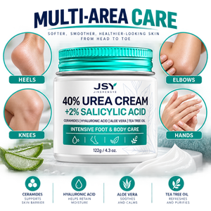 Crema Diaria <span class=keywords><strong>para</strong></span> Pies de Marca Propia con 40% de Urea, 2% de Ácido Salicílico, Ceramidas, Ácido Hialurónico y <span class=keywords><strong>Aloe</strong></span> <span class=keywords><strong>para</strong></span> el Cuidado de <span class=keywords><strong>la</strong></span> Piel Seca y Áspera, 122 g - Product Image 4