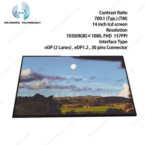 B140han07.h b140han07.1 richshine thương hiệu ban đầu mới một lớp 1080P 30pin Màn hình LCD FHD pcba cong thay thế Bảng điều chỉnh - Product Image 3
