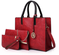 Herald Fashion — sacs à main en cuir PU, lot de 3 pièces de sacs à bandoulière Simple, sac à poignée supérieure solide pour femmes