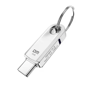 DM de alta velocidad tipo-C USB 3,0 Flash Drive de rotación de 360 grados usb dual PD160