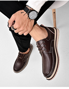 Chaussures habillées pour hommes personnalisées avec un nouveau design Fermeture à enfiler Authentique Saison d'automne Modèle Katu 168-05 Bureau <span class=keywords><strong>et</strong></span> carrière - Product Image 5
