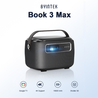 [Échantillon Gratuit pour Distributeur] BYINTEK Vidéoprojecteur Portable intelligent DLP Mini 3D GTV R20 Max en Tissu, Batterie Rechargeable 15600mAh 4K