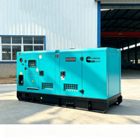 Générateur diesel silencieux de type moteur, 15 kW à 40 kW, usage domestique, vitesse 1500 tr/min, 400 V/220 V, 50 Hz/60 Hz, ATS