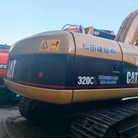 Excavatrice d'occasion d'origine japonaise CAT 320C 320CL, 20 tonnes, engin de construction, godet de 0,8 m³, Caterpillar 320C, excavatrice sur chenilles