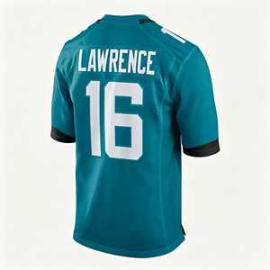 Maglia di Alta Qualità 16 # Lawrence 12 # Maglia Personalizzata di Football Americano con Ricamo Hunter - Product Image 4