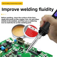 Pâte à souder sans nettoyage Hanbao Rosin 10g/50g, kit de réparation de soudure, flux d'huile, boîte rouge