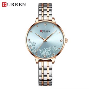 Reloj de Cuarzo CURREN 9068 con Manecillas Luminosas para Mujer, Deportivo, Elegante y Ejecutivo, 35 mm, Aleación, Acero Inoxidable de Lujo, con Calendario - Product Image 2