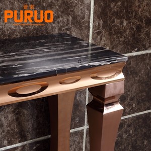 Foyer <strong>Black</strong> <strong>Console</strong> Metal Legs Furniture Long <strong>Console</strong> Table - Product Image 4