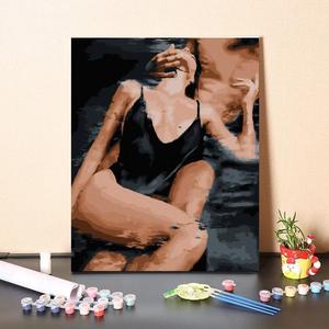 Peinture à l'huile <span class=keywords><strong>de</strong></span> femme nue, impressions sur toile, portrait moderne peint à la main, décoration murale pour la maison, peinture corporelle <span class=keywords><strong>de</strong></span> femme sexy - Product Image 5