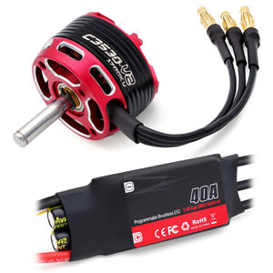 Moteur sans balais à aimant permanent série 35 avec contrôleur de vitesse électronique 20-100A pour drone de photographie, kit moteur à rotor externe - Product Image 1