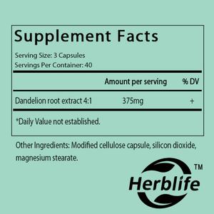 อาหารเสริมรากดอกแดนดิไลออน OEM/ODM ความเข้มข้นสูง ช่วยเสริมสร้างสุขภาพที่ดีทั่วไปและความเป็นอยู่ที่ดี ปราศจาก GMO บรรจุ 120 แคปซูลสำหรับผู้ทานมังสวิรัติ - Product Image 2