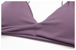 Nouvel ensemble de yoga respirant grande taille avec soutien-gorge dos nu à fines bretelles et leggings taille mi-haute, vêtements de sport à séchage rapide pour la course en extérieur - Product Image 3