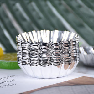 Pastelería hinese de 50ml para llevar en casa, mini sartenes de aluminio para postres y pudín, precio actory - Product Image 4