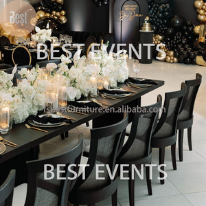 Chaise de salle à manger en bois de chêne massif de Style français de haute qualité chaise de salle à manger de mariage en rotin chaise de <span class=keywords><strong>location</strong></span> d'événement antique - Product Image 3