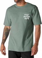 T-shirt Homme Col Rond Léger et Respirant à Séchage Rapide avec Poche, Impression Personnalisée du Logo, Idéal pour l'Été – Vente en Gros