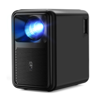 Mini projecteur CRE CR36 LED 4K compatible Android 1080p avec objectif autofocus 750 lumens, projecteur portable pour cinéma maison
