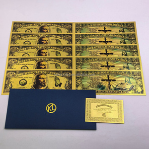 NOUVELLE Croix de Jésus-Christ Imperméable, Carte Religieuse, Collection de Billets de Banque Dorés Jésus - Product Image 4