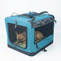 Couffin de voyage pliable pour chien, plusieurs tailles et couleurs, avec fermeture éclair, pour extérieur