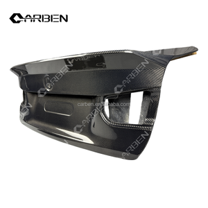 CARBEN per 3 serie F30/F35 325I/330I nuova alta qualità bullon in fibra di carbonio cofano del bagagliaio CSL Style Body Kit nero carbonio - Product Image 1