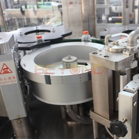 Machine d'étiquetage automatique linéaire à colle thermofusible OPP 5000BPH pour bouteilles en plastique