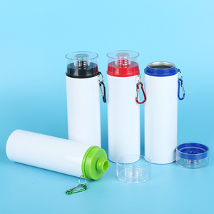 Bouteille d'eau de Sublimation de 750 ml, bouteille en Aluminium avec couvercle coloré, bouteilles d'eau intelligentes personnalisées pour le <span class=keywords><strong>sport</strong></span> - Product Image 3