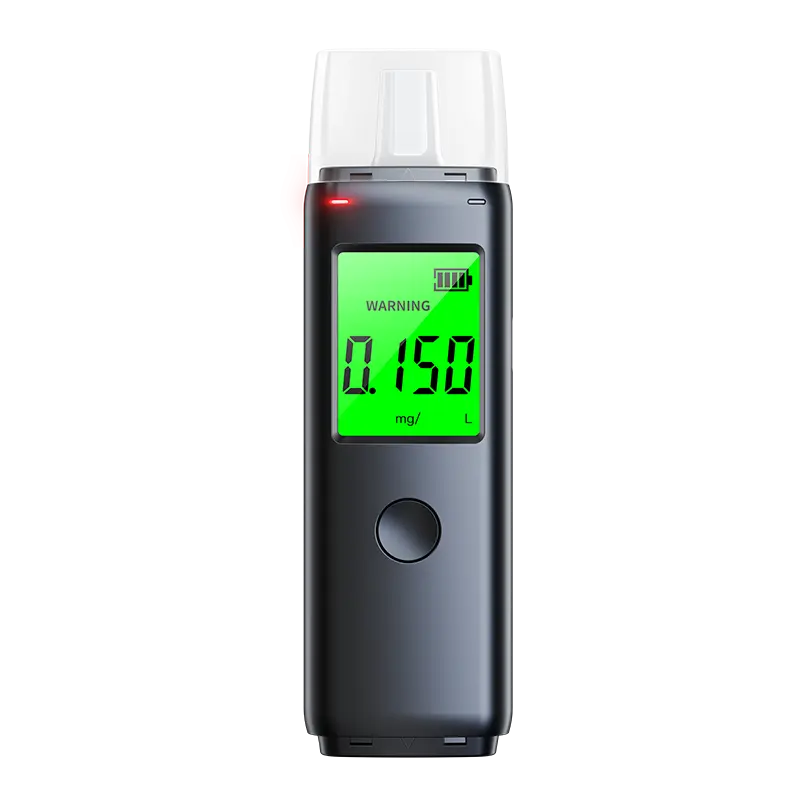 جهاز قياس الكحول ALCO alcoter جهاز قياس التنفس بالتنفس الرقمي للاستخدام المنزلي/الشخصي/هدية Mr black 05