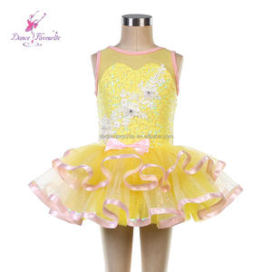 <span class=keywords><strong>Tutù</strong></span> da balletto <span class=keywords><strong>giallo</strong></span> con corpetto di paillettes C26043, abbigliamento da danza per bambini, <span class=keywords><strong>tutù</strong></span> da balletto per spettacoli teatrali - Product Image 1