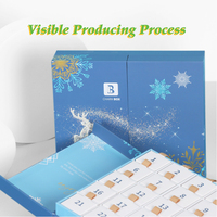 Biscuit bijoux chocolat maquillage emballage personnalisé vide luxe Date Eid mystère surpris Ramadan calendrier de l'avent boîte-cadeau pour les enfants