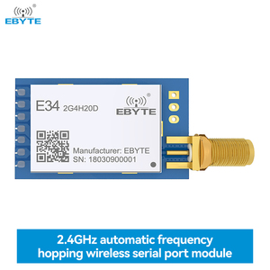 อีไบท์ E34-2G4H20D Nrf24l01 เครื่องส่งสัญญาณเสียงไร้สาย 24 กิกะเฮิร์ตซ์เสาอากาศ SPI พลังงานต่ำ Tx Rx Nrf24l01p 2.4 กิกะเฮิร์ตซ์โมดูล Rf - Product Image 2