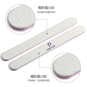 <span class=keywords><strong>2021</strong></span> privado etiqueta personalizada 80/80 personalizado 100/180 80 100, 150, 180, 240 Emery Board grano cuadrado media luna <span class=keywords><strong>de</strong></span> <span class=keywords><strong>uñas</strong></span> con Logo - Product Image 1
