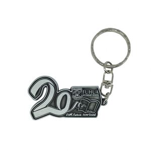 Llavero de Metal Personalizado con Pedrería Dorada Z & B, Llavero de Lujo con Cierre de Logotipo - Product Image 5
