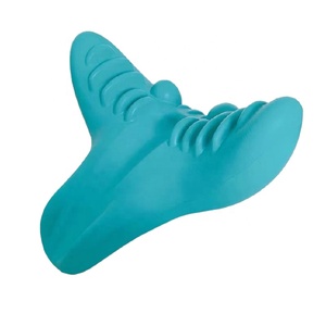 Bantal pijat busa PU bantal traksi leher ergonomis untuk pereda nyeri tengkuk dengan desain portabel - Product Image 5